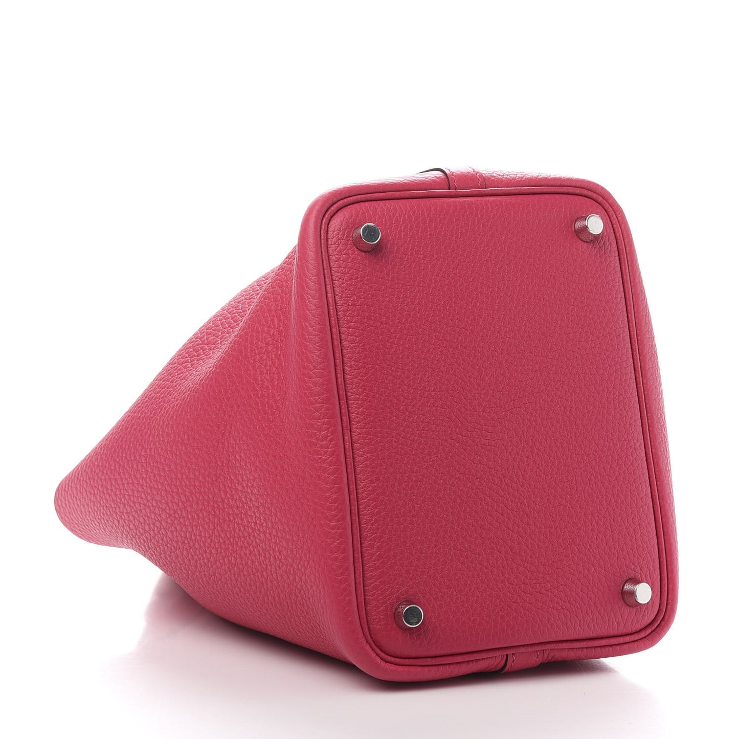 Taurillon Clemence Swift Eclat Picotin Lock 18 PM Rose Mexico Rouge De Coeur