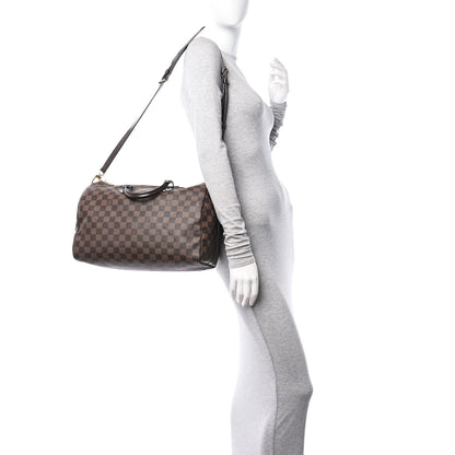 Louis Vuitton Damier Ebene Speedy Bandouliere 35 2 of 12