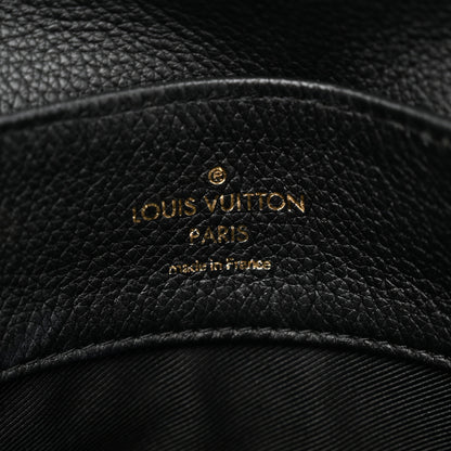 Louis Vuitton Calfskin Snakeskin Lockme MM Black 6 of 10