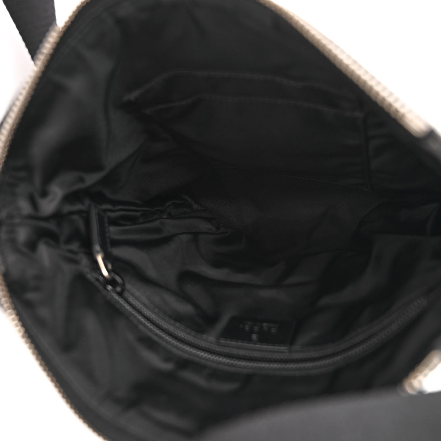 Gucci GG Supreme Monogram Web Messenger Bag Black 5 of 9