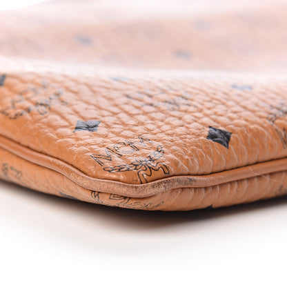 MCM Visetos Medium Crossbody Pouch Cognac 9 of 12