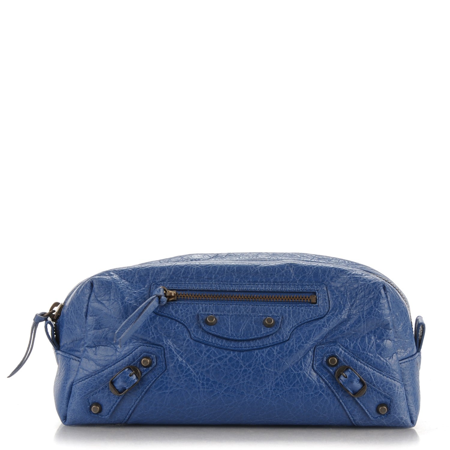 Balenciaga Agneau Classic Hardware Pencil Case M Bleuette 1 of 7