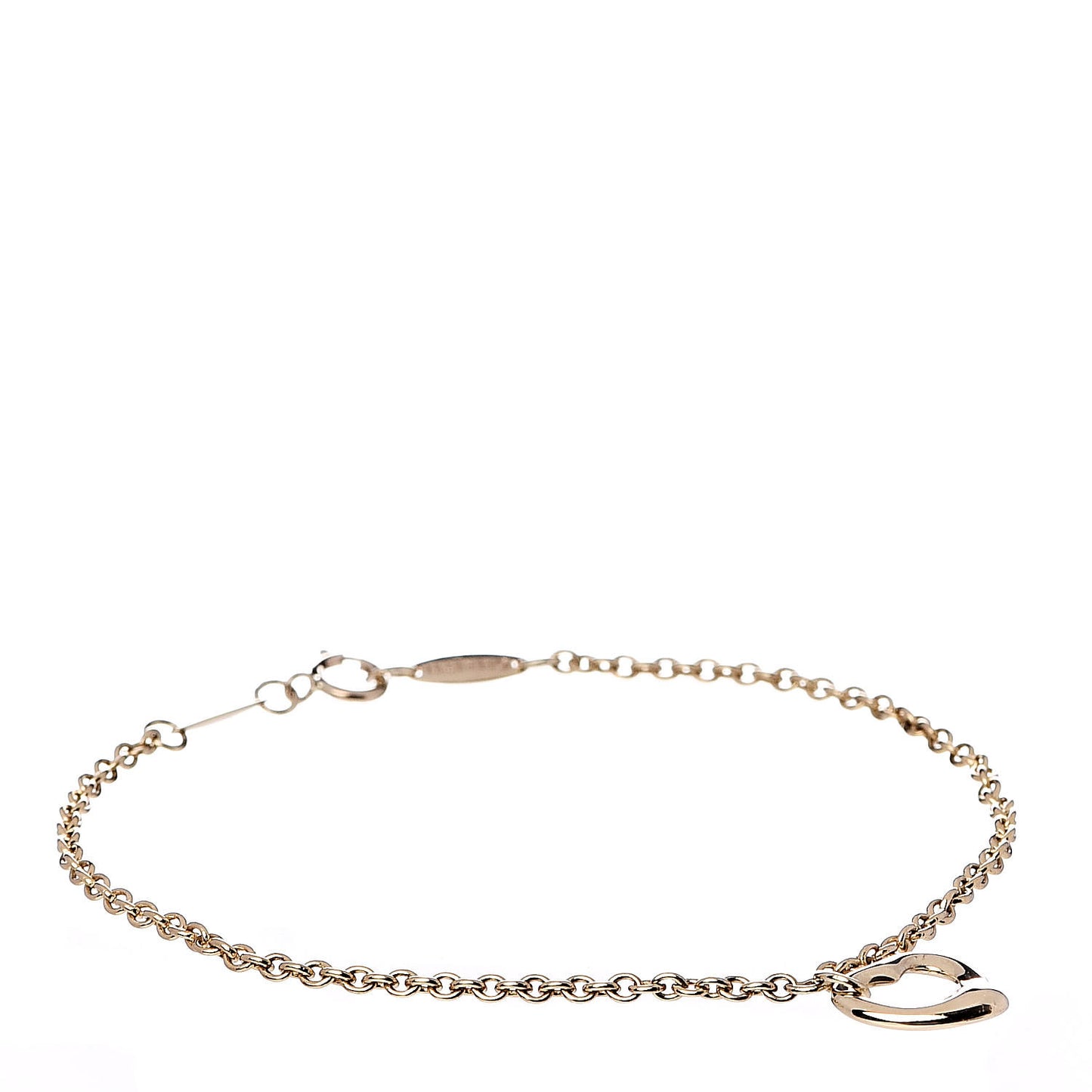 18K Yellow Gold Elsa Peretti Open Heart Bracelet