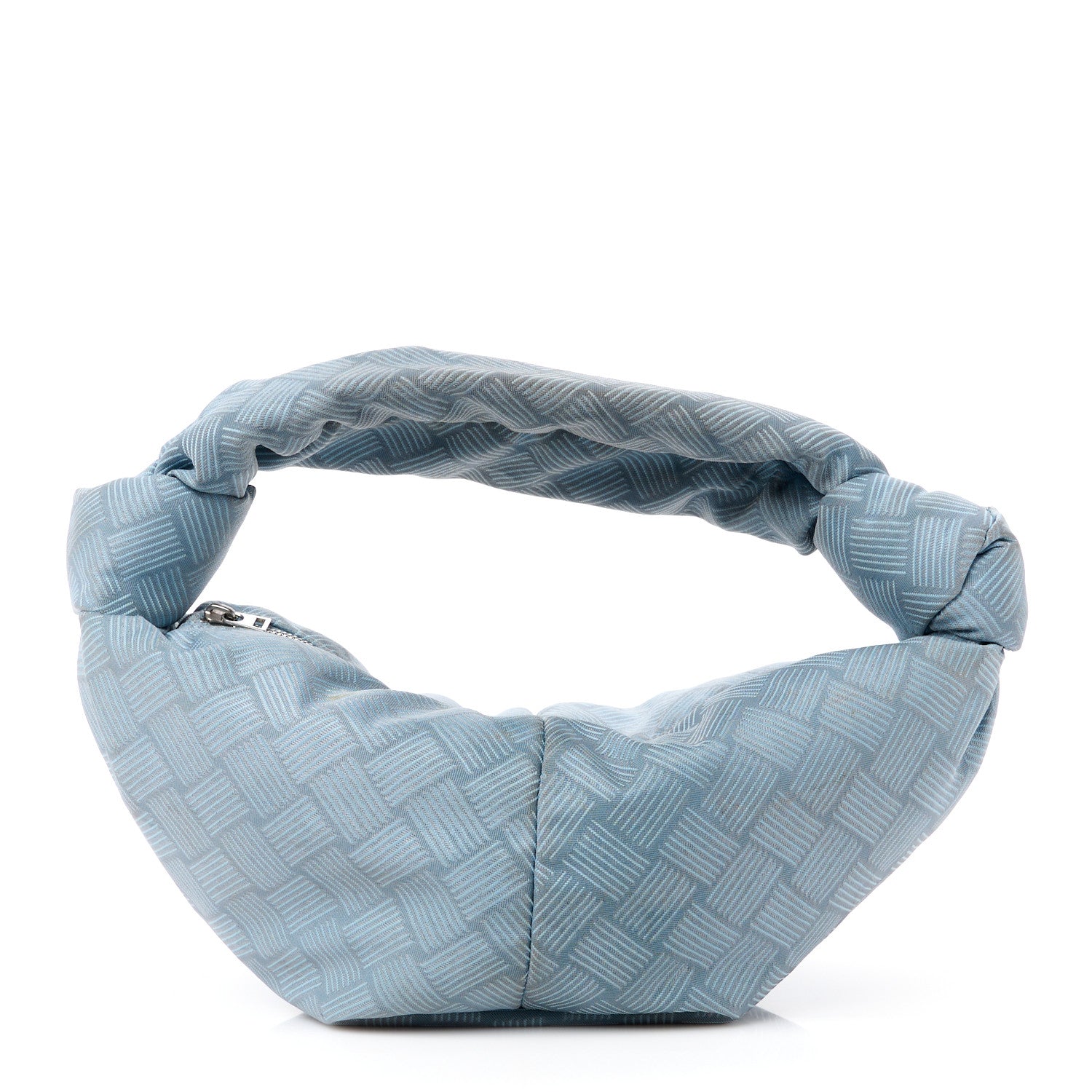 Bottega Veneta Jacquard Mini Double Knot Bag Bubble Silver 1 of 11