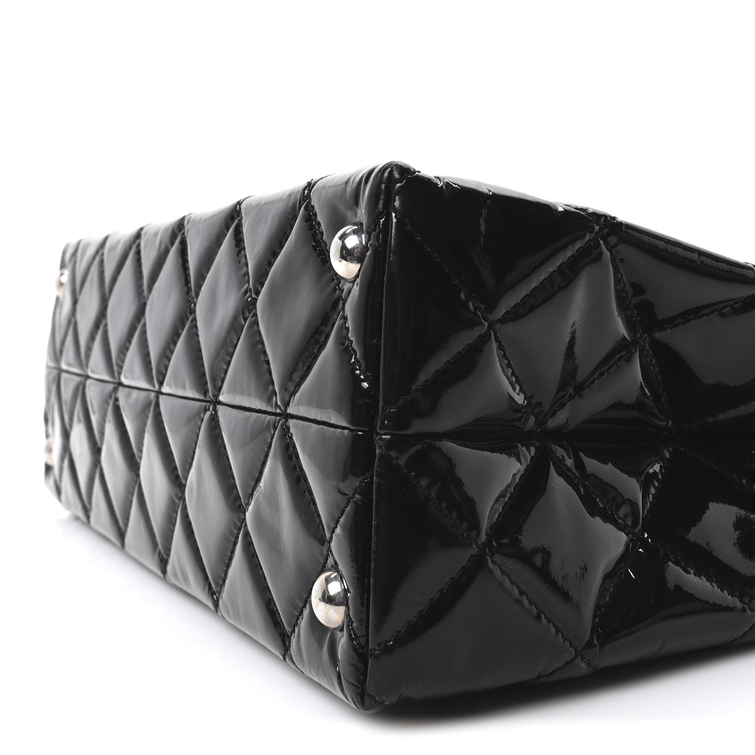 Chanel Vinyl Quilted In The Business Tote Black 10 of 10