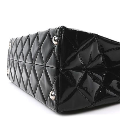 Chanel Vinyl Quilted In The Business Tote Black 10 of 10