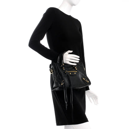 Balenciaga Agneau Classic Gold Hardware S City Black 3 of 8