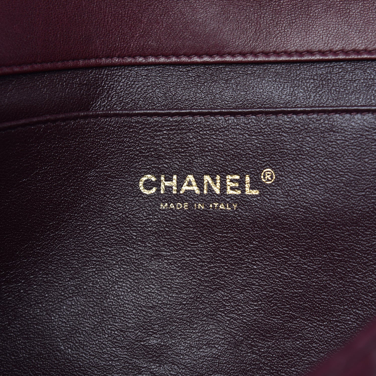 Chanel Lambskin Quilted Clutch With Chain Flap Bordeaux 6 of 16