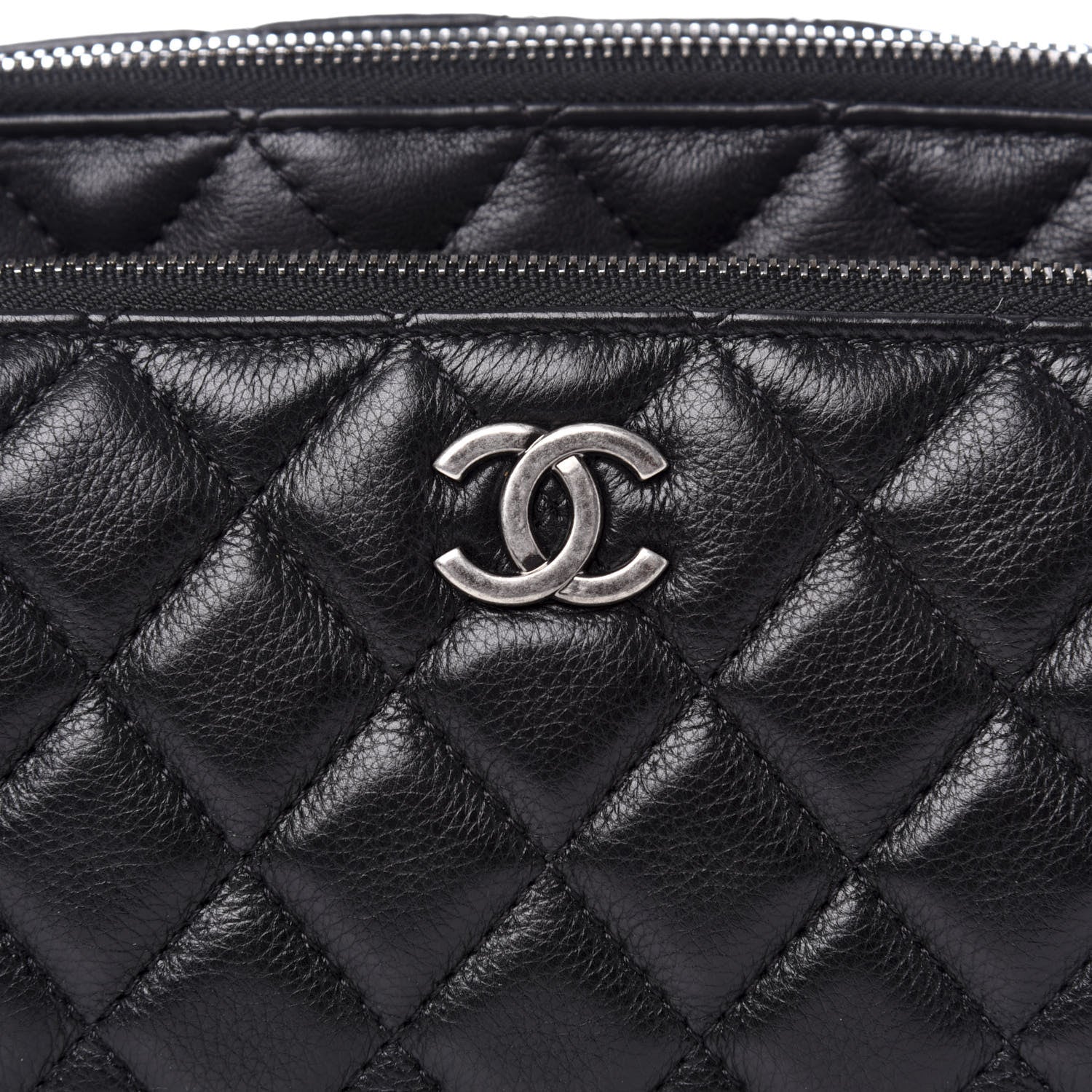 Chanel Calfskin Quilted Waist Bag Black 9 of 9
