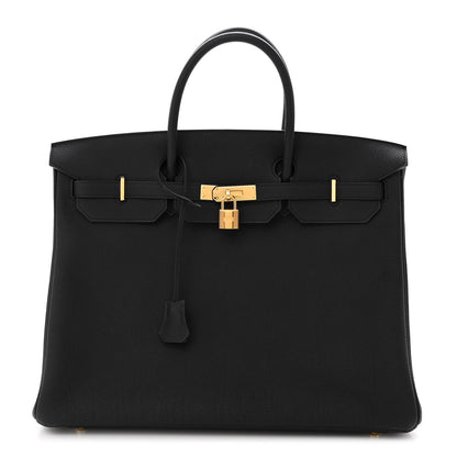 Hermes Togo Birkin 40 Black 1 of 12