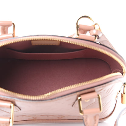 Louis Vuitton Vernis Alma BB Rose Velours 5 of 11