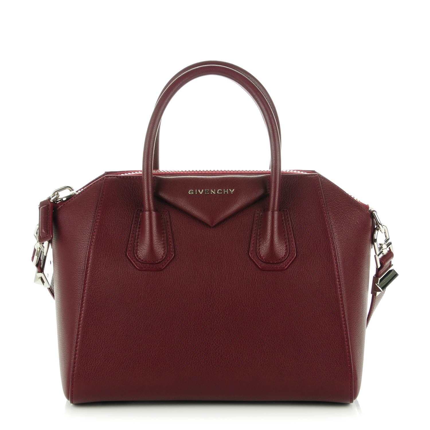 Givenchy Sugar Goatskin Small Antigona Oxblood 1 of 7