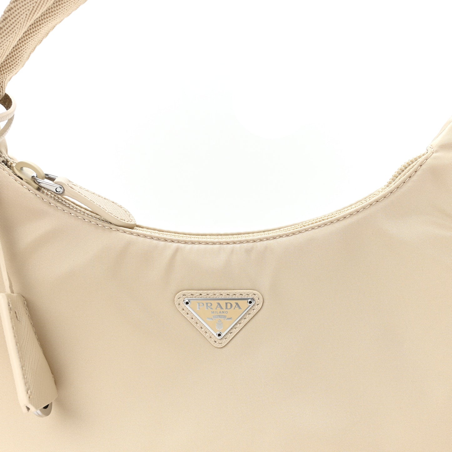 Re-Nylon Saffiano Mini Re-Edition 2000 Bag Deserto