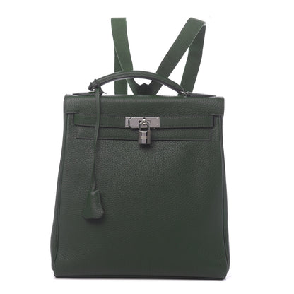 Hermes Togo Kelly Ado Backpack Vert Fonce 1 of 32