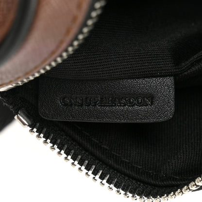 Burberry E-canvas Check Cason Bum Bag Dark Birch Brown 8 of 12