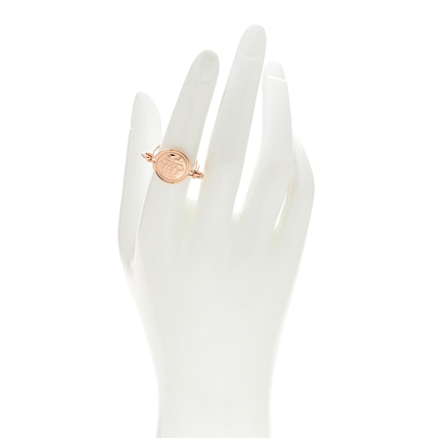 18K Rose Gold Ex-Libris Ring 52 6