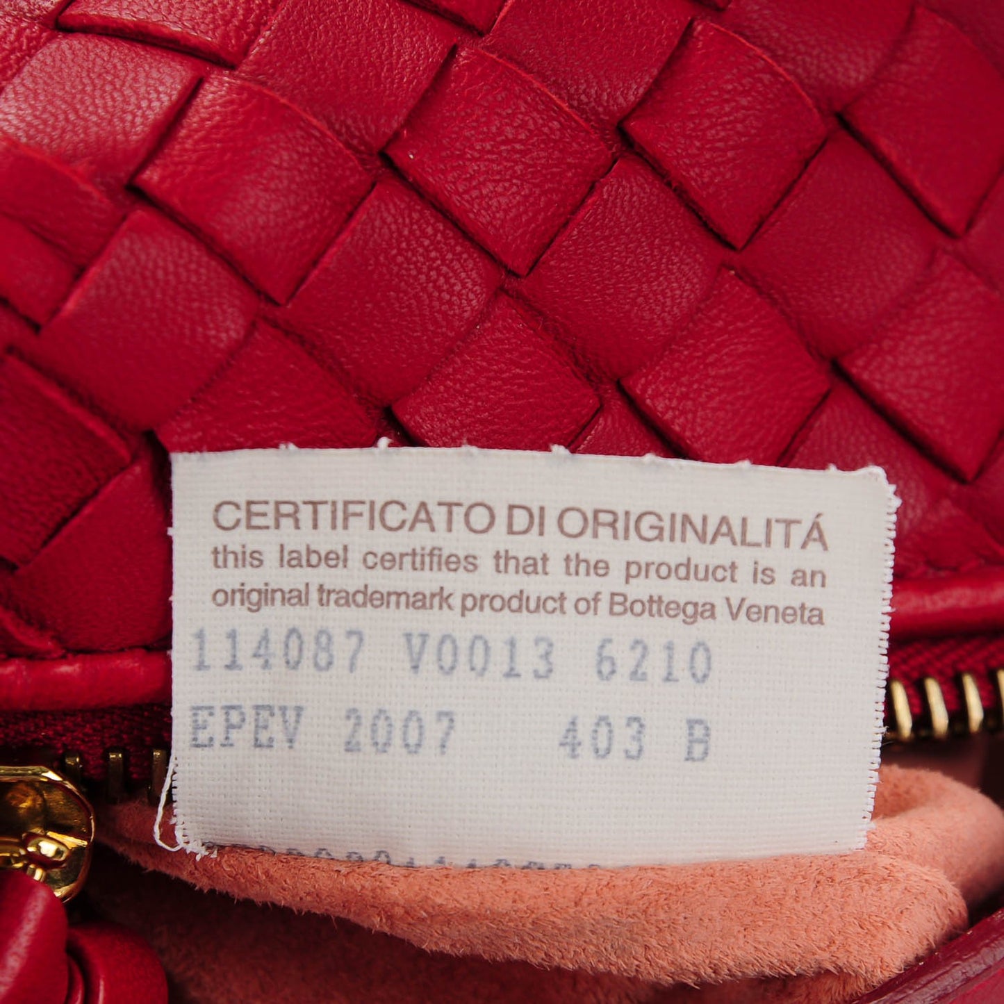 Nappa Intrecciato Large Cosmetic Case Carmino