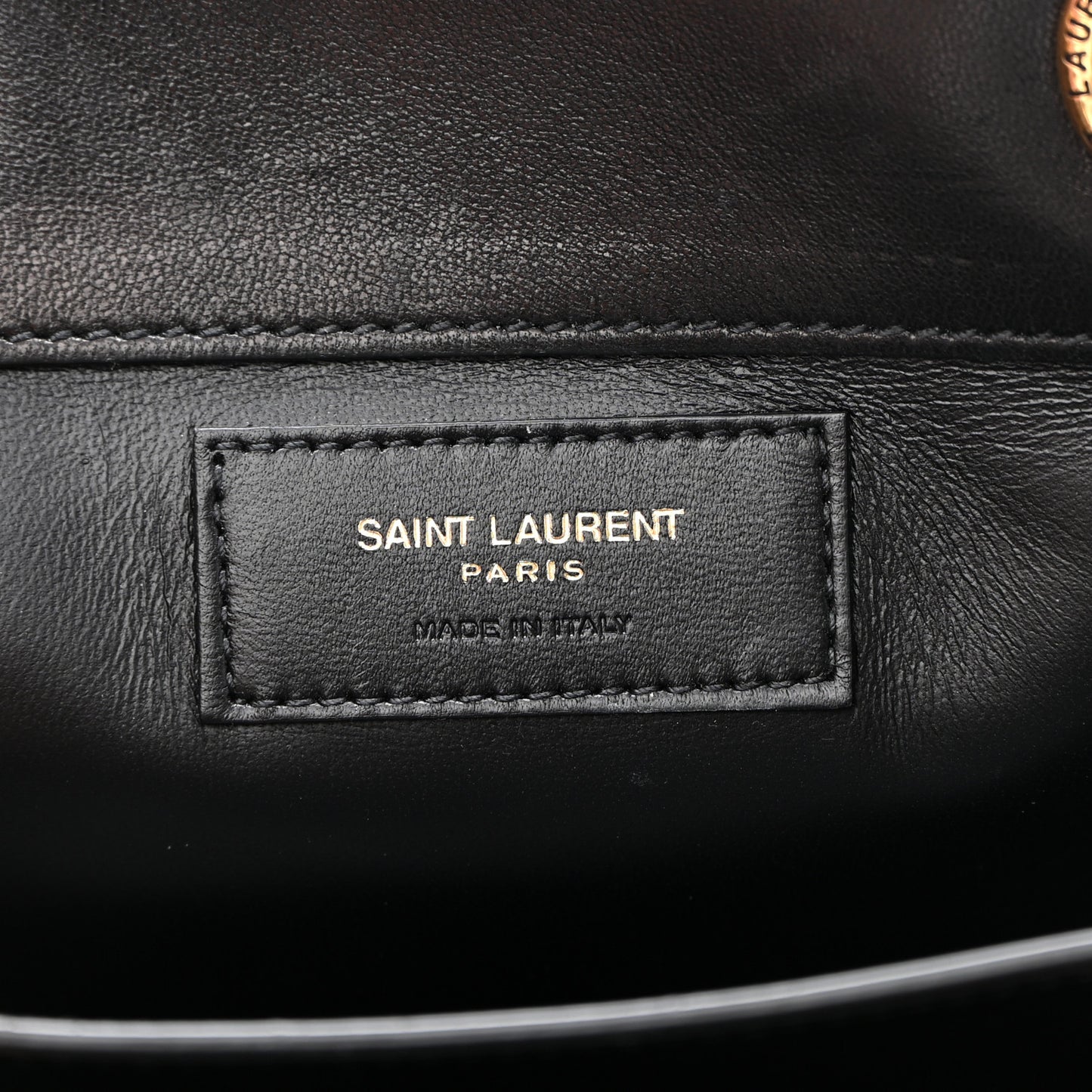 Lambskin Quilted Le Maillon Square Crossbody Bag Black
