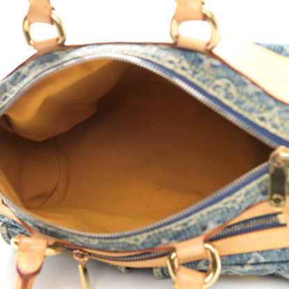 Louis Vuitton Monogram Denim Neo Speedy Blue 5 of 11