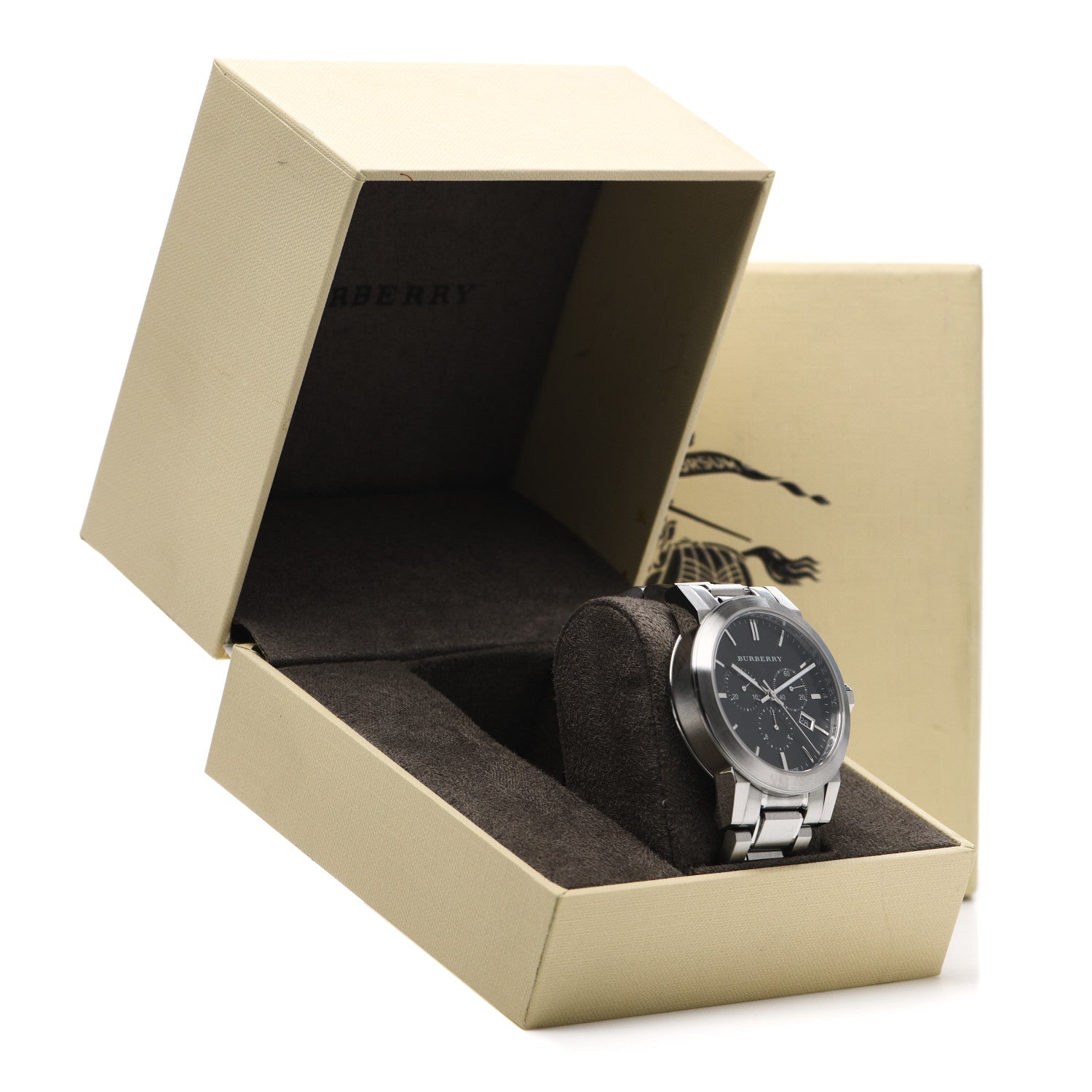 Burberry Stainless Steel 42mm Chronograph Quartz Watch Black BU9351 5 of 5