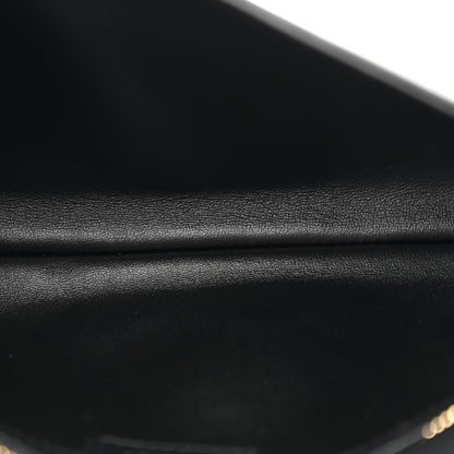Gucci Roxy Calfskin Blondie Chain Shoulder Flap Bag Black 5 of 11