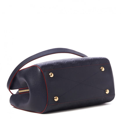Louis Vuitton Empreinte Montaigne MM Marine Rouge 4 of 8