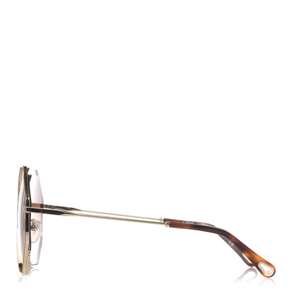 Chloe Octagonal Sunglasses CE132S Gold 3 of 7