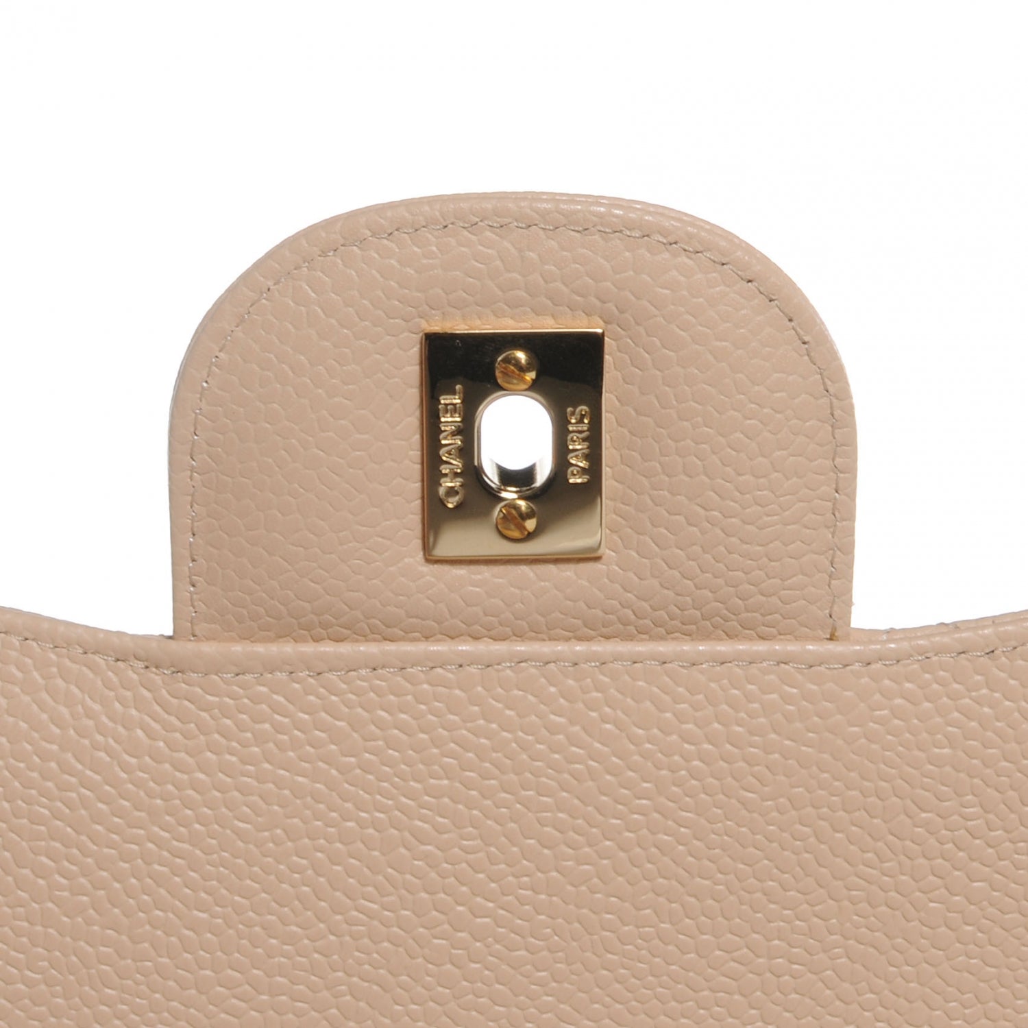 Chanel Caviar Jumbo Double Flap Beige Clair 5 of 8