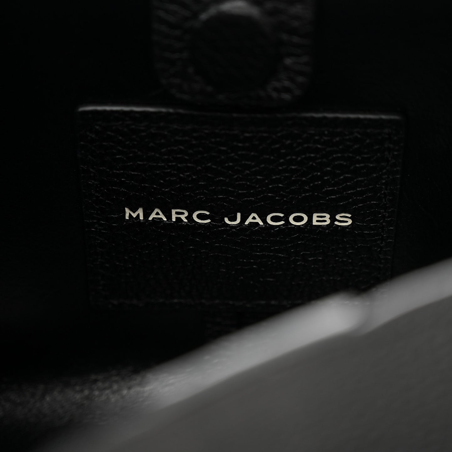 Grained Calfskin Mini The Sack Bag Black