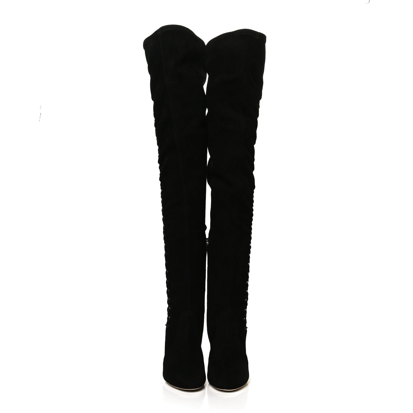 Suede Marie 100 Knee High Boots 36 Black