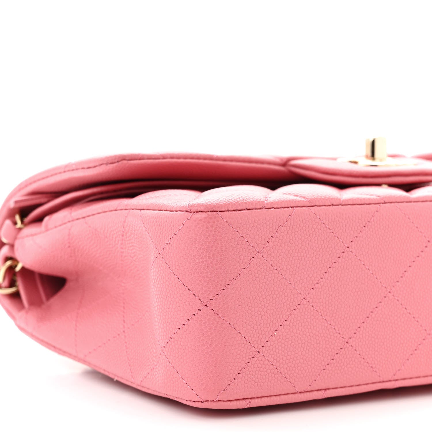 Chanel Caviar Quilted Small Double Flap Pink 9 of 11