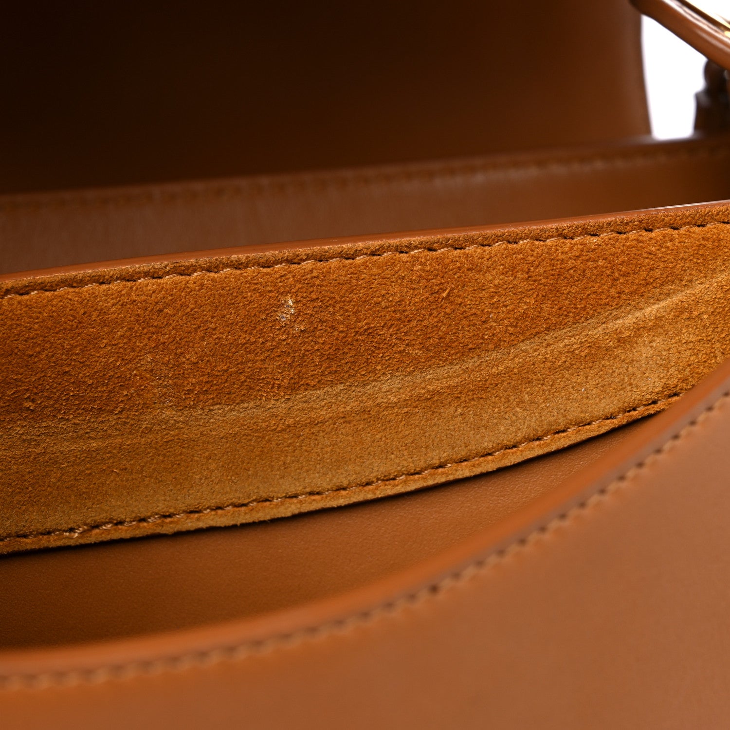 Chloe Calfskin Suede Large Tess Bag Autumnal Brown 9 of 14