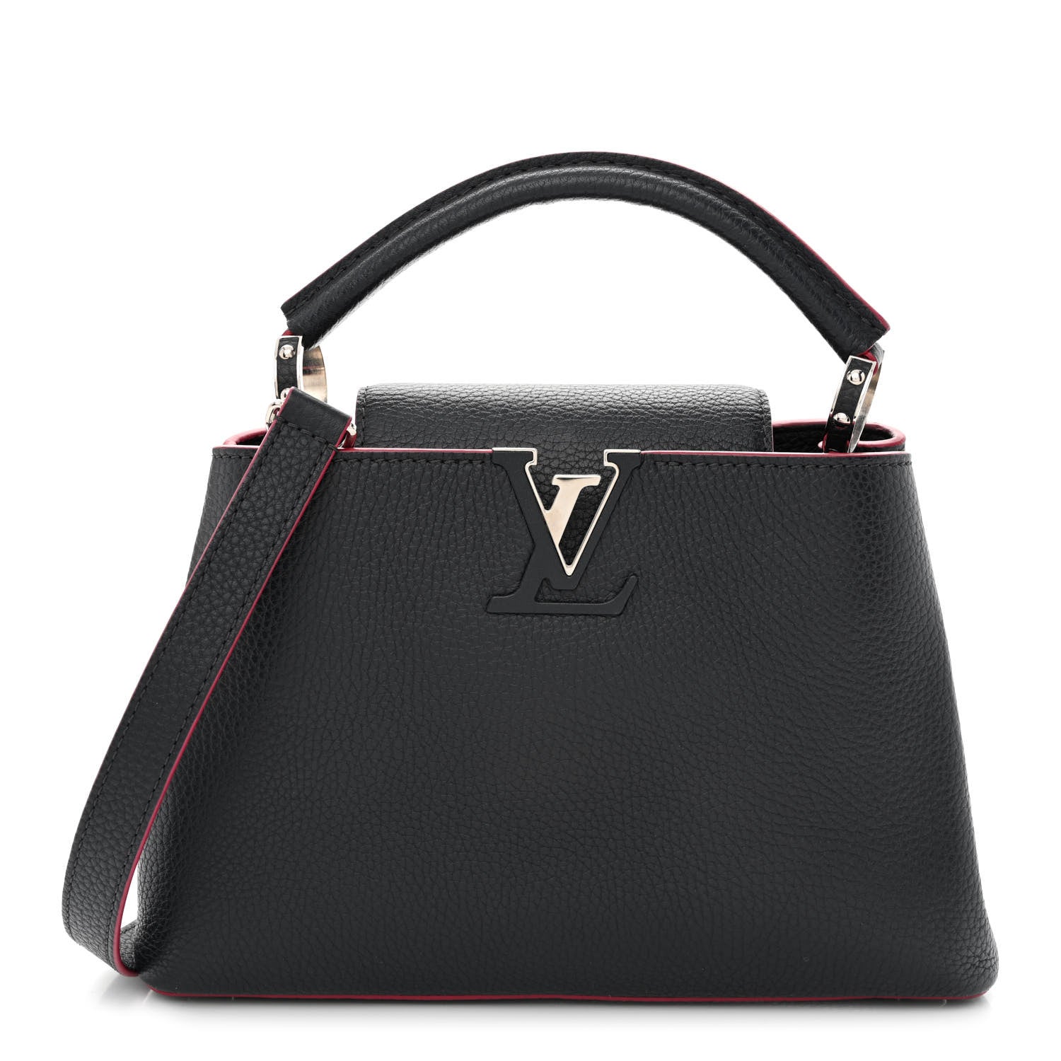 Louis Vuitton Taurillon Capucines BB Cobalt Fuchsia 1 of 11
