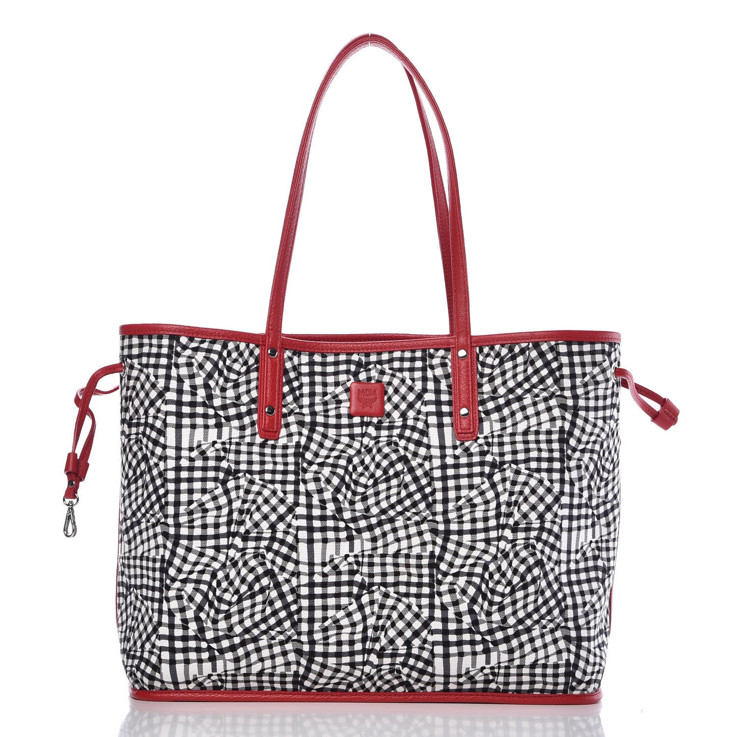 Visetos Medium Liz Reversible Shopper Tote Ruby Red