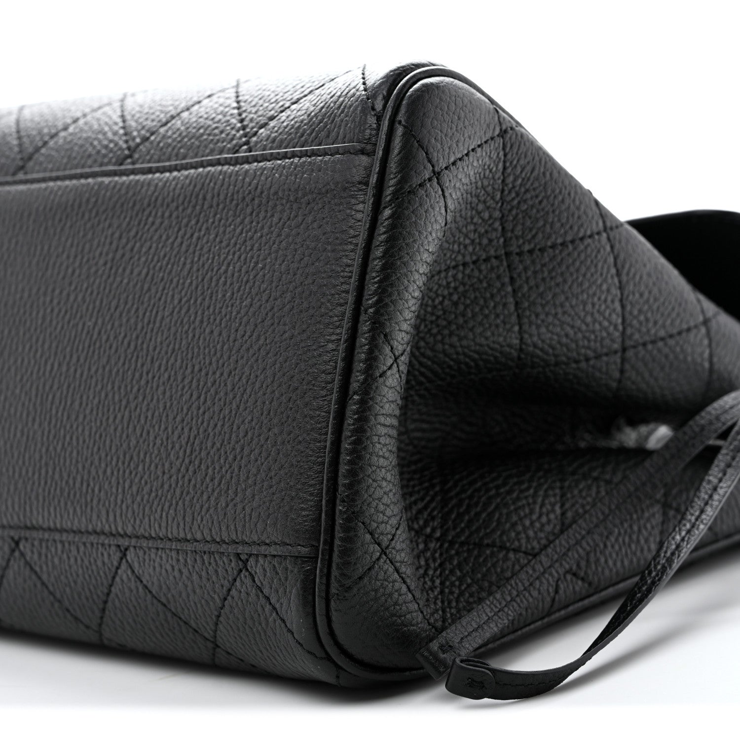 Chanel Grained Calfskin Stitched Urban Essentials Shopping Bag Black 11 of 12