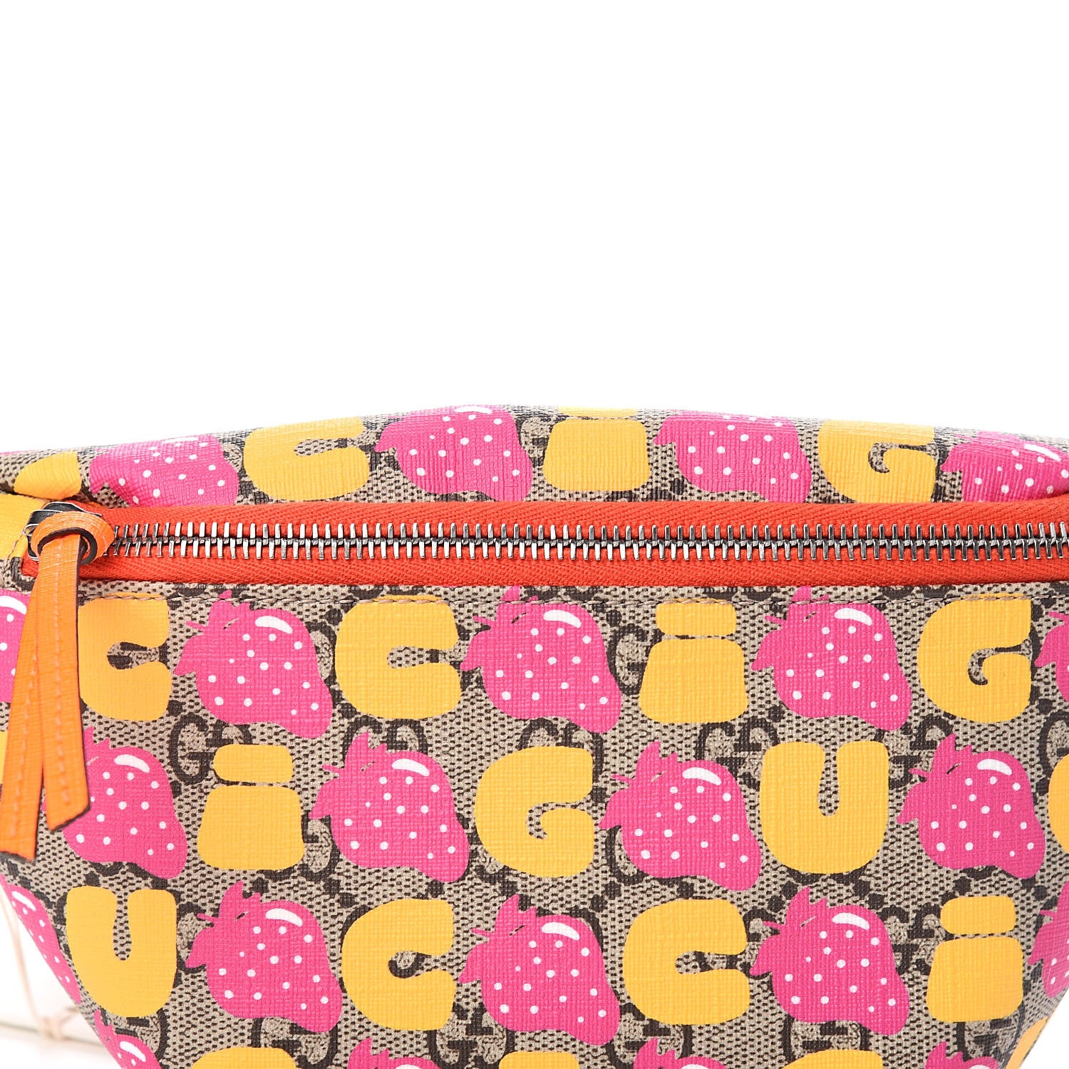 Gucci GG Supreme Monogram Childrens Strawberry Print Belt Bag Multicolor 10 of 10