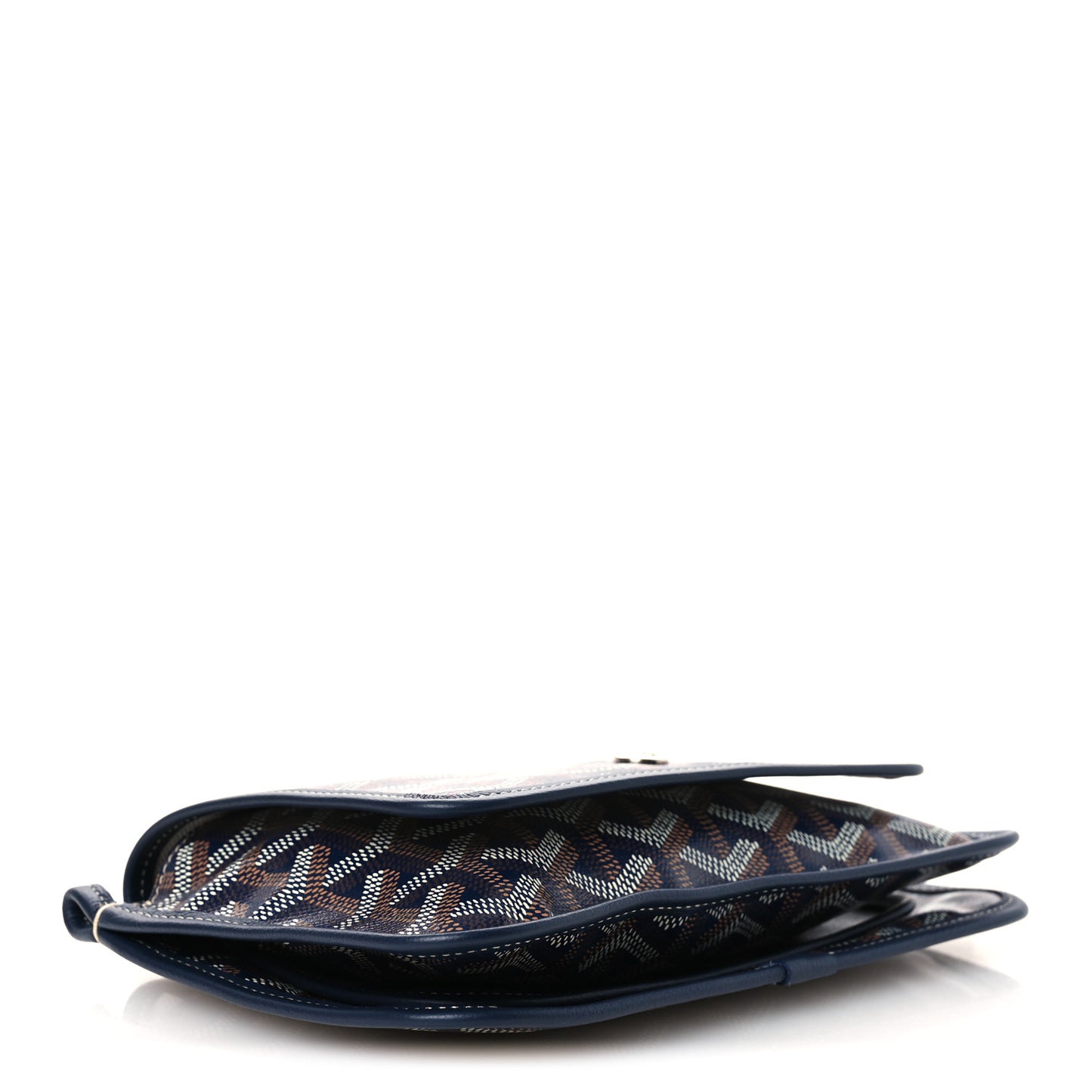 Goyardine Plumet Wallet Clutch Navy