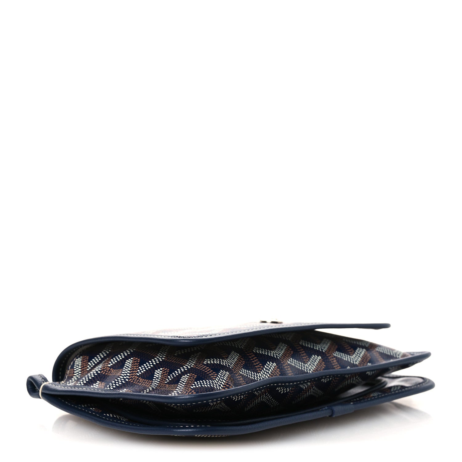 Goyard Goyardine Plumet Wallet Clutch Navy 4 of 9