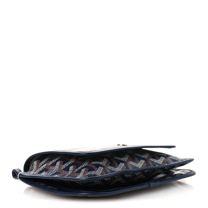 Goyard Goyardine Plumet Wallet Clutch Navy 4 of 9
