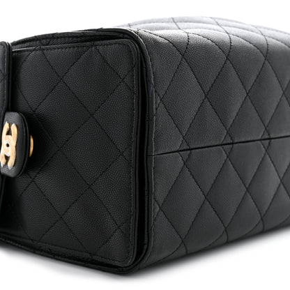 Chanel Caviar Quilted Small Chanel 25 Handbag Black 9 of 11