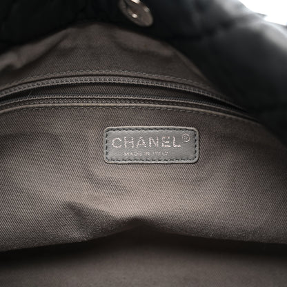 Chanel Iridescent Calfskin Quilted Relax CC Shoulder Bag Black 5 of 13