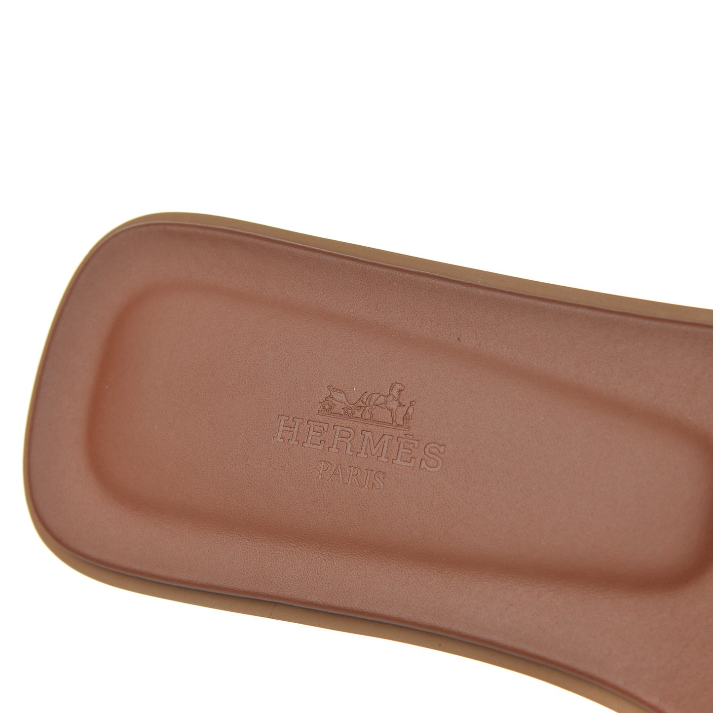 Box Calfskin Oran Sandals 39 Gold