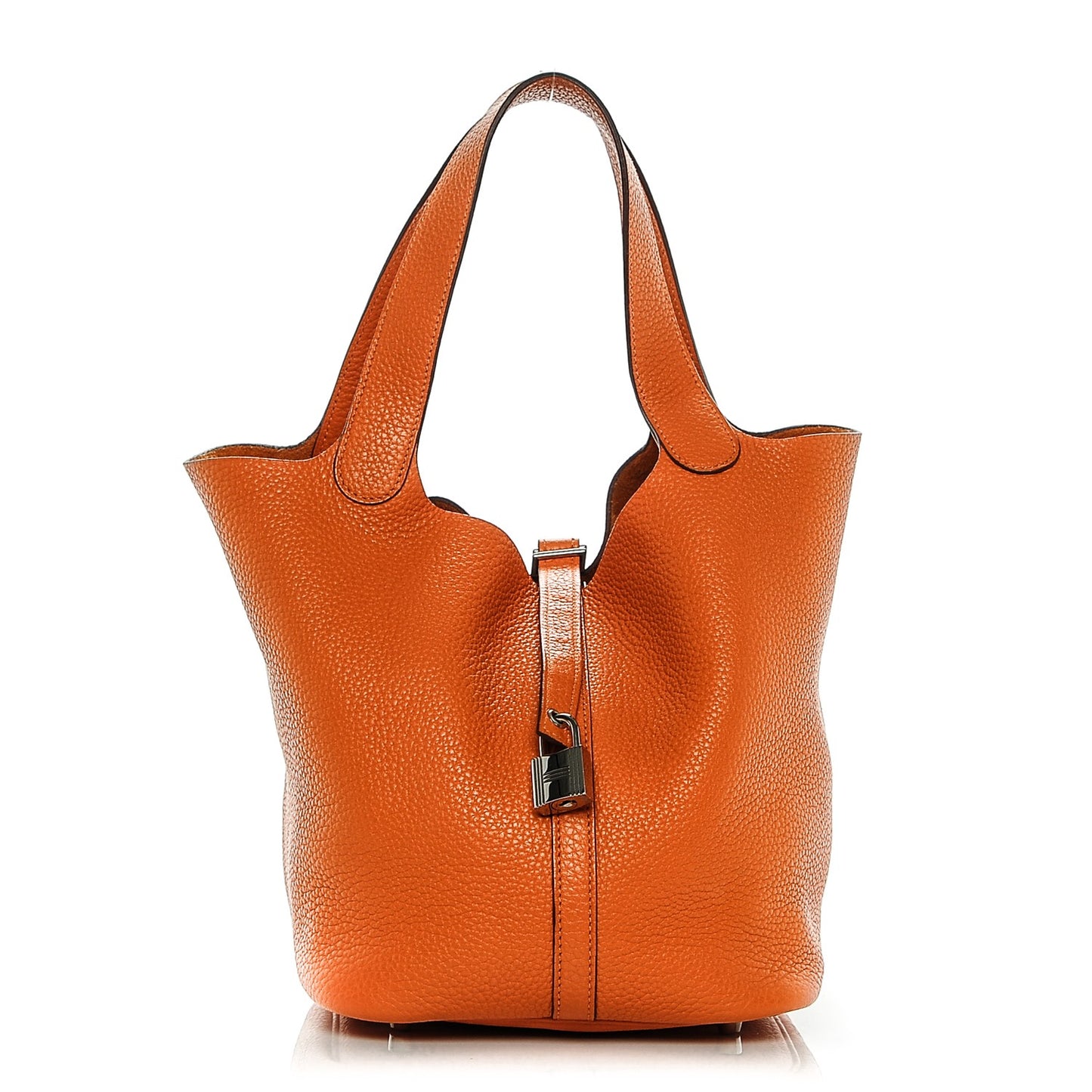 Taurillon Clemence Picotin Lock 22 MM Orange