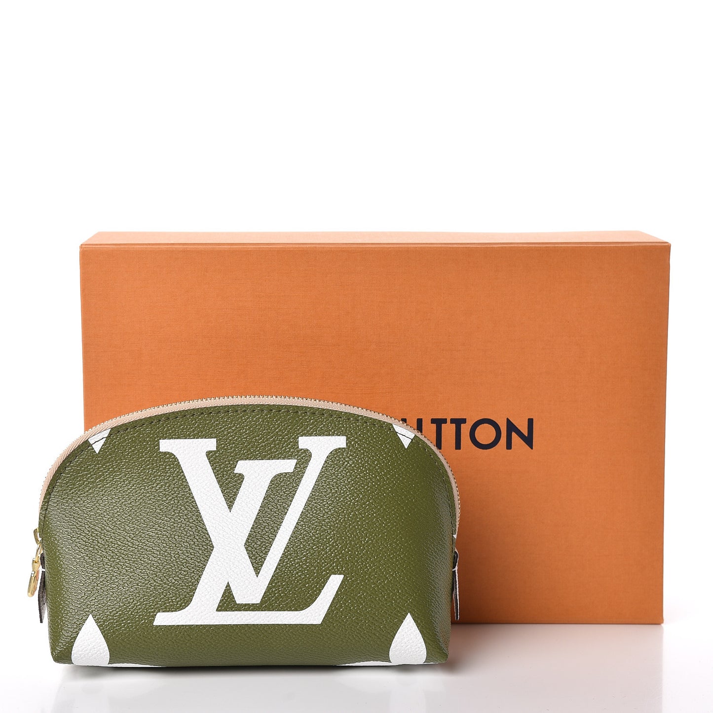 Monogram Giant Cosmetic Pouch Kaki