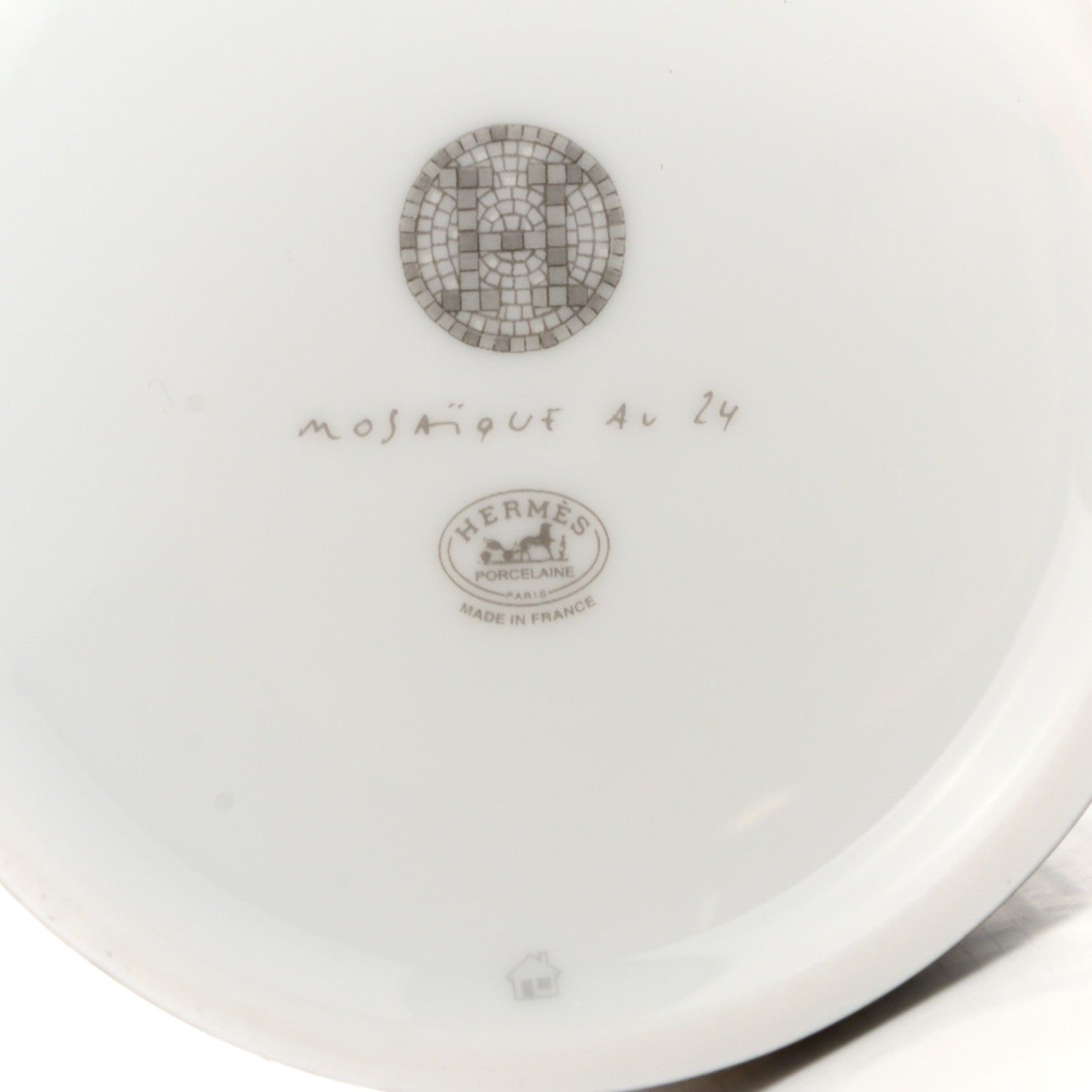 Hermes Porcelain Mosaique au 24 Mug Platinum 6 of 7