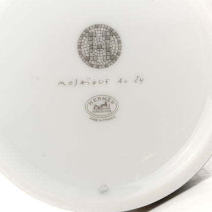 Hermes Porcelain Mosaique au 24 Mug Platinum 6 of 7