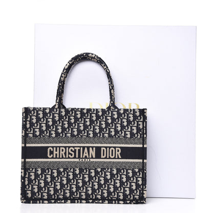Christian Dior Oblique Medium Book Tote Blue Multicolor 11 of 11