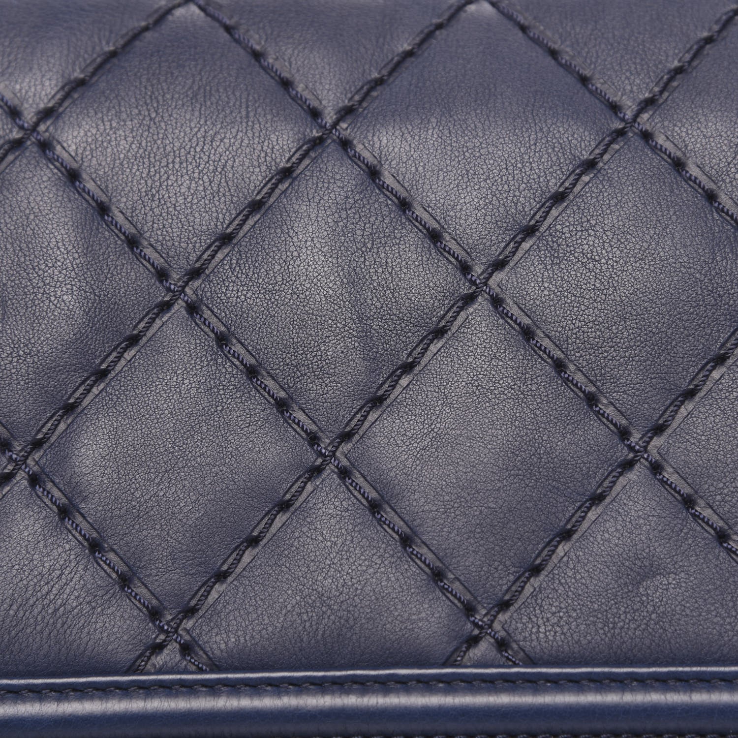 Chanel Calfskin Quilted Small Boy Flap Navy 12 of 14