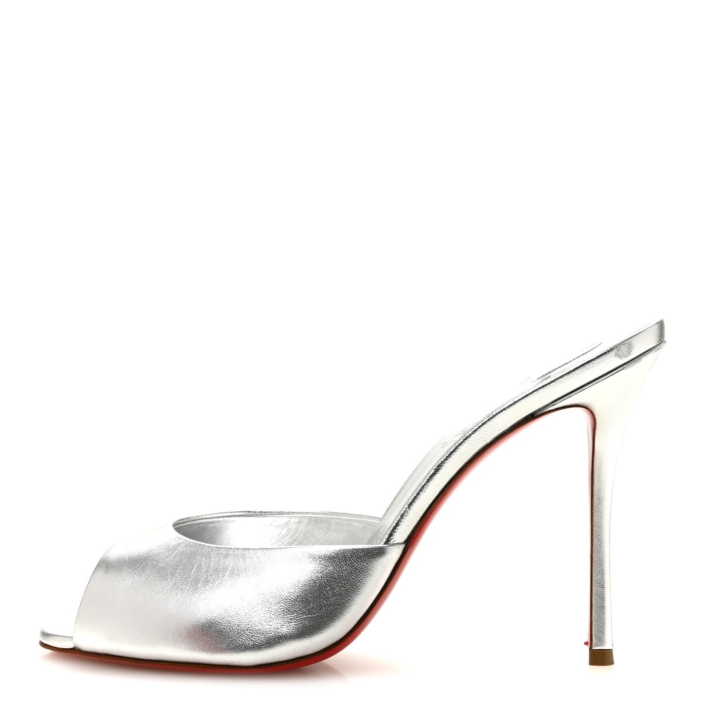 Metallic Nappa Me Dolly 120 Sandals 40 Silver