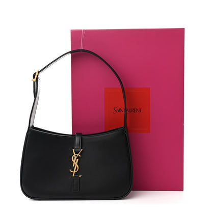 Saint Laurent Smooth Calfskin Le 5 A 7 Hobo Black 11 of 11